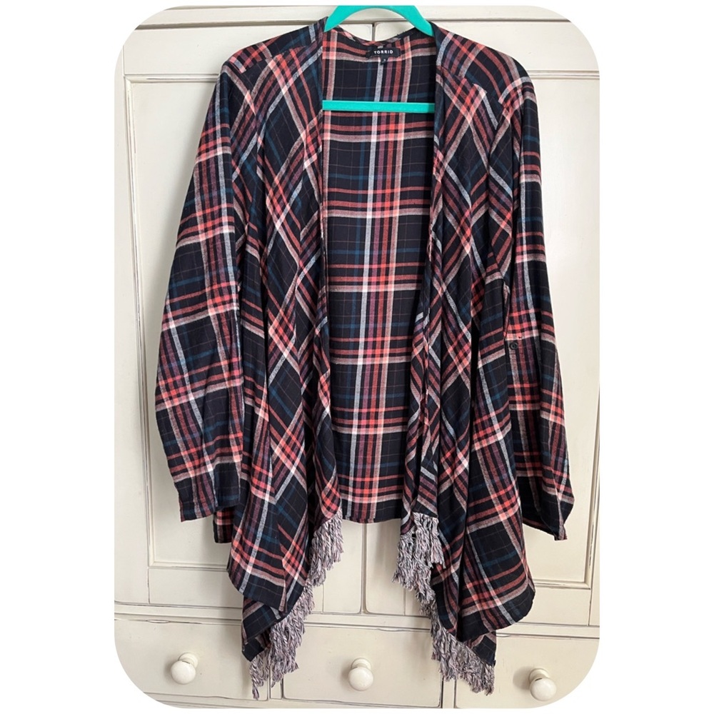 PLUS Torrid challis shirt